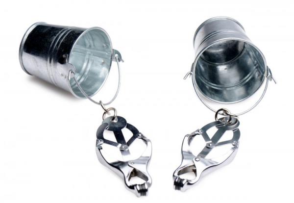 Jugs Nipple Clamps With Buckets Stainless Steel-Master Series-Sexual Toys®