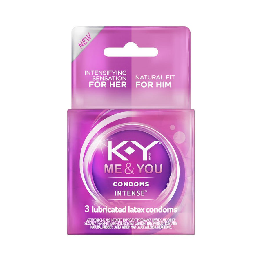 K-Y Intense Condom 3ct-Paradise Marketing-Sexual Toys®
