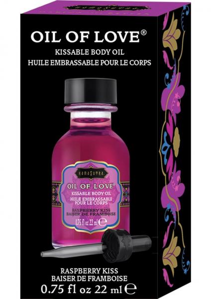 Kama Sutra Oil Of Love Raspberry Kiss .75oz-Oil of Love-Sexual Toys®