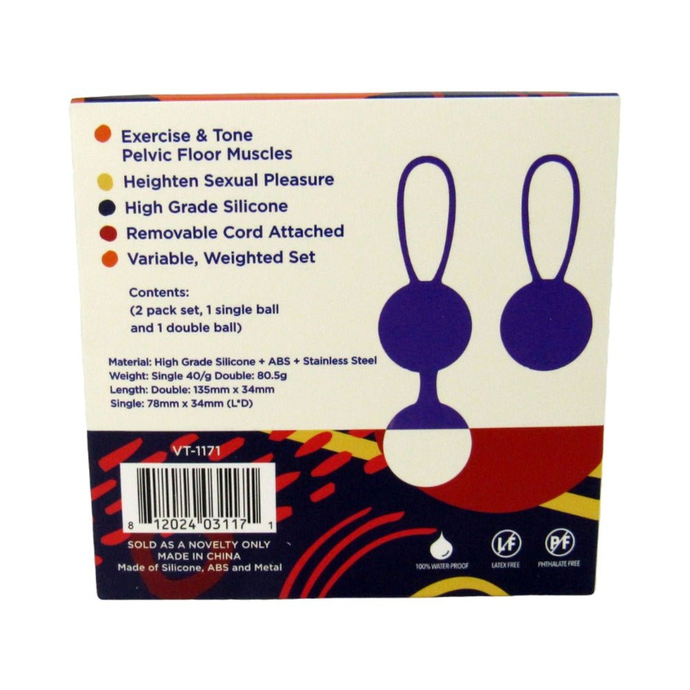 Kegel Balls (2 pack)-Voodoo-Sexual Toys®