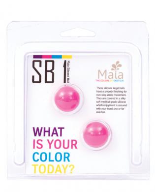 Kegel Balls Silicone Neon Pink-blank-Sexual Toys®