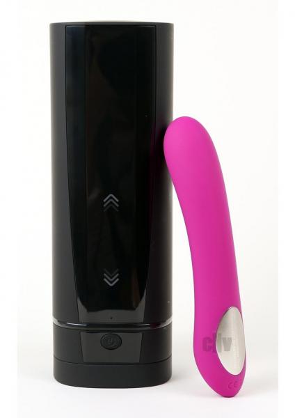 Kiiroo Onyx+ &amp; Pearl2 Interactive Masturbator/vibrator Kit - Purple-Kiiroo-Sexual Toys®
