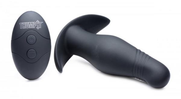 Kinetic Thumping 7X Rippled Anal Plug Black-Kinetic Thump It-Sexual Toys®