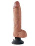 King Cock 10 inches Vibrating Tan Dildo with Balls-Pipedream-Sexual Toys®