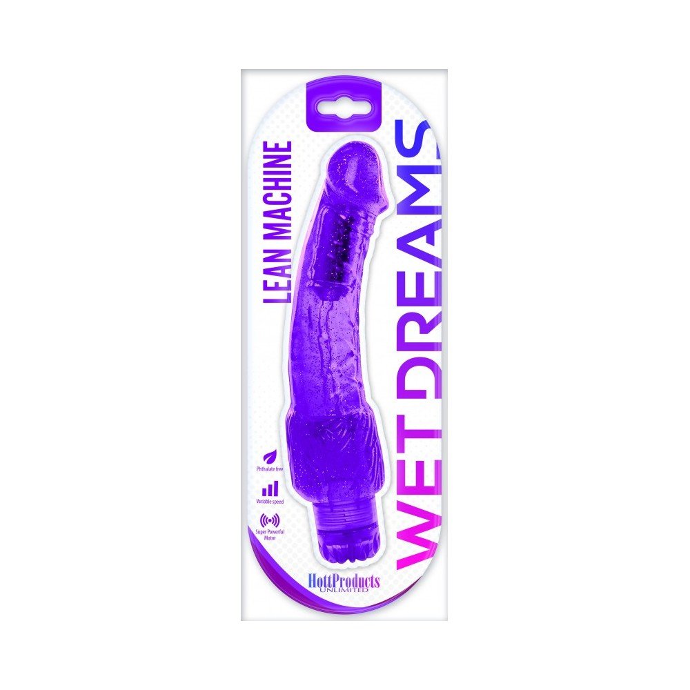Lean Machine Purple Realistic Vibrator-Hott Products-Sexual Toys®