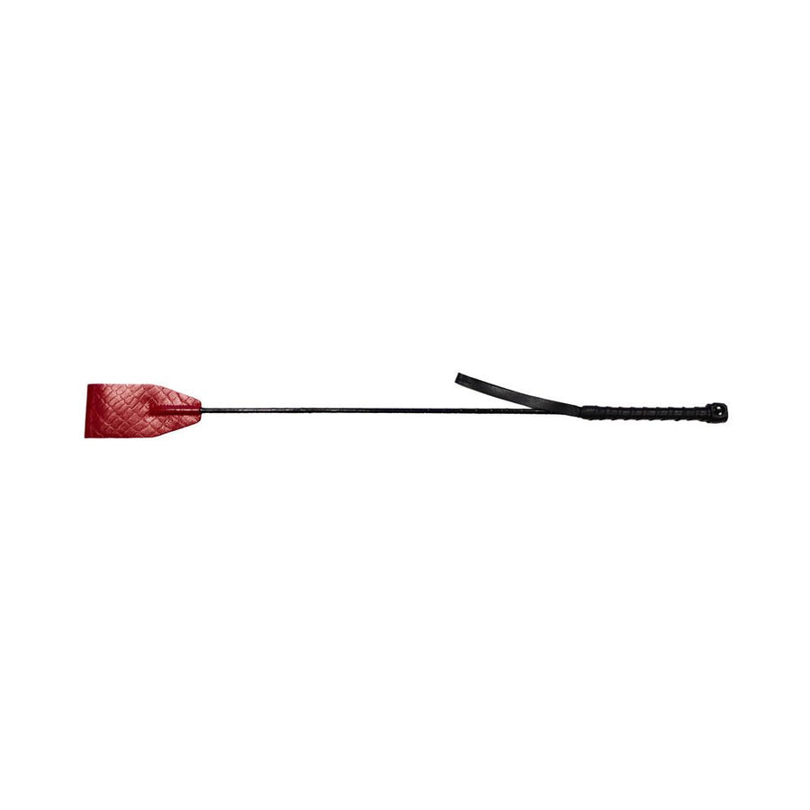 Leather Riding Crop Burgunday &amp; Black Accessories-blank-Sexual Toys®