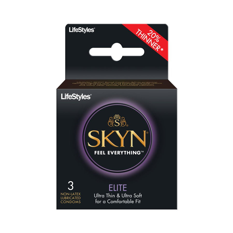 Lifestyles Skyn Elite 3 Pack Non-Latex Lubricated Condoms-blank-Sexual Toys®