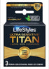 Lifestyles Ultra Sensitive Titan 3pk-blank-Sexual Toys®
