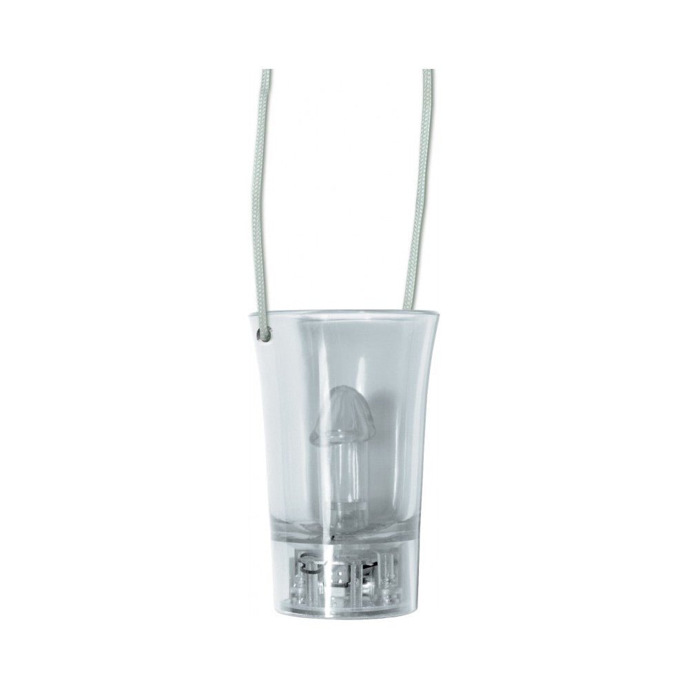 Light Up Pecker Party Shot Glass W/convenient Hang-string-blank-Sexual Toys®