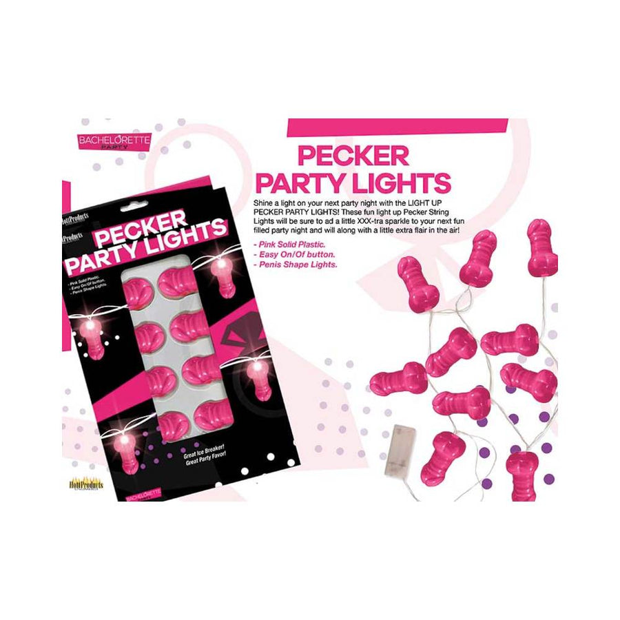 Light Up Pink Penis String Party Lights-Hott Products-Sexual Toys®
