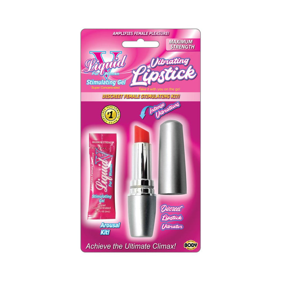 Liquid V Vibrating Lipstick Kit-Body Action-Sexual Toys®