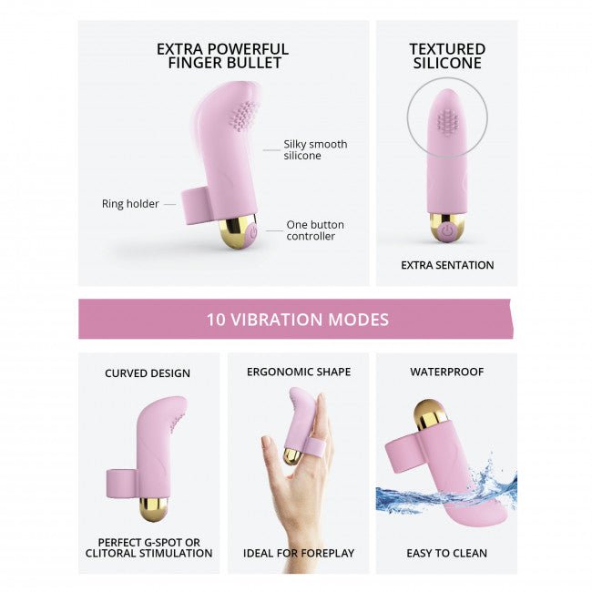 Love To Love Touch Me Pink Finger Vibrator-Lovely Planet-Sexual Toys®