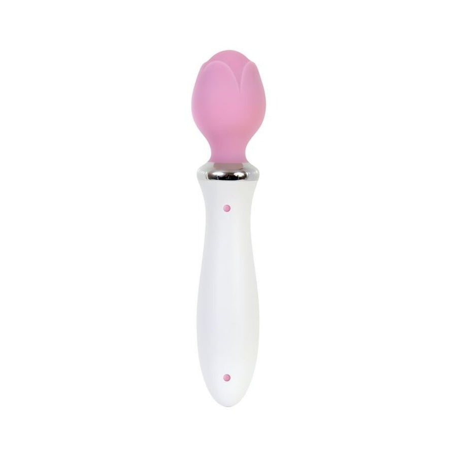 Luminous Rose Rechargeable Wand Massager Pink-Evolved-Sexual Toys®