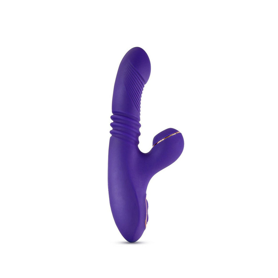 Lush Iris Thrusting Suction Dual Action Vibrator Purple-Blush-Sexual Toys®