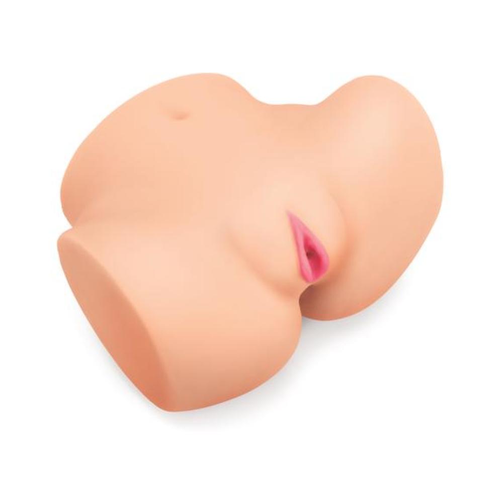 Luvdollz Remote Spread Eagle Life-Size Pussy/Ass Masturbator Cream-Electric Eel-Sexual Toys®