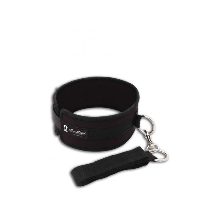 Lux Fetish Collar And Leash Set Black-Electric Eel-Sexual Toys®