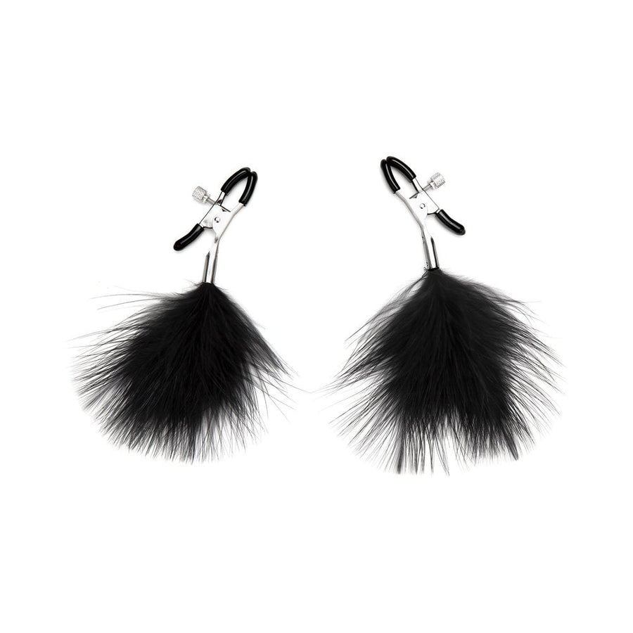 Lux Fetish Feather Nipple Clips-Electric Eel-Sexual Toys®