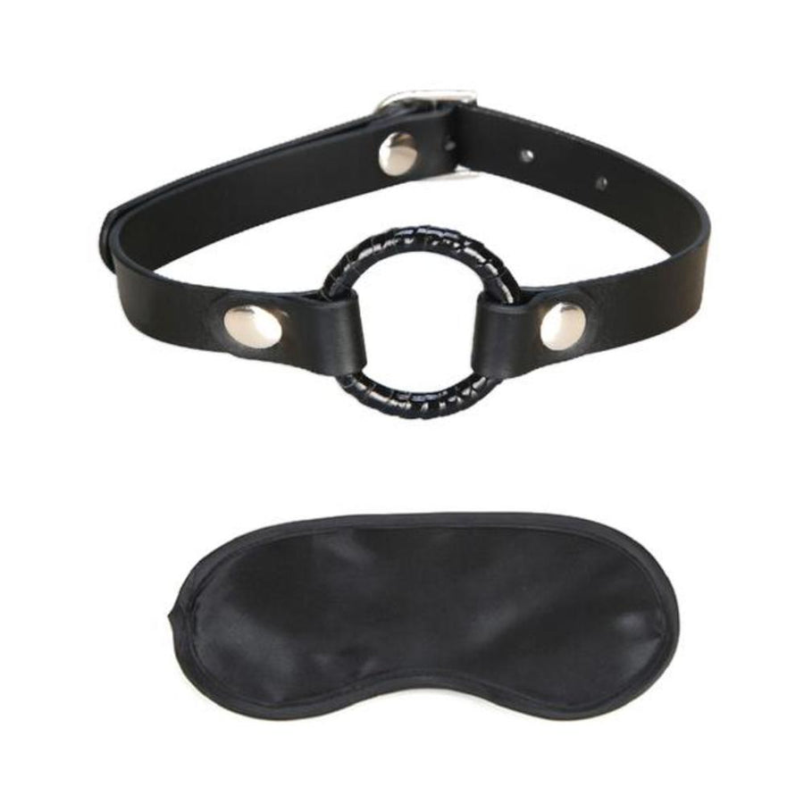 Lux Fetish Open Mouth Gag Black-Electric Eel-Sexual Toys®