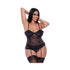 Magic Silk Ooh La Lace Bustier & Panty Set Black Queen-blank-Sexual Toys®