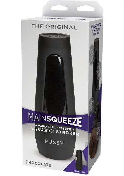 Main Squeeze Original Pussy Chocolate Stroker-Doc Johnson-Sexual Toys®