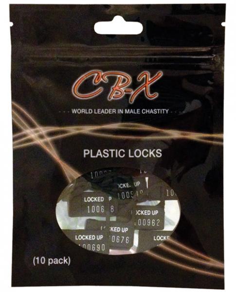 Male Chastity Plastic Locks 10 Per Pack-CB-X-Sexual Toys®