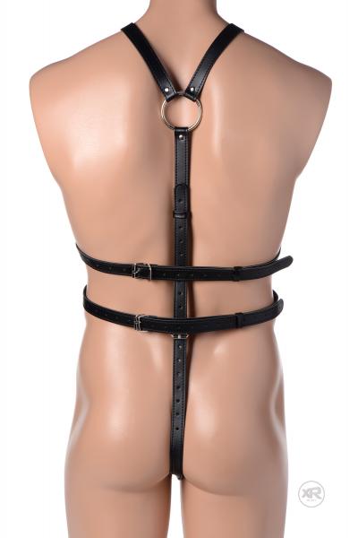 Male Full Body Harness Black Leather-STRICT-Sexual Toys®