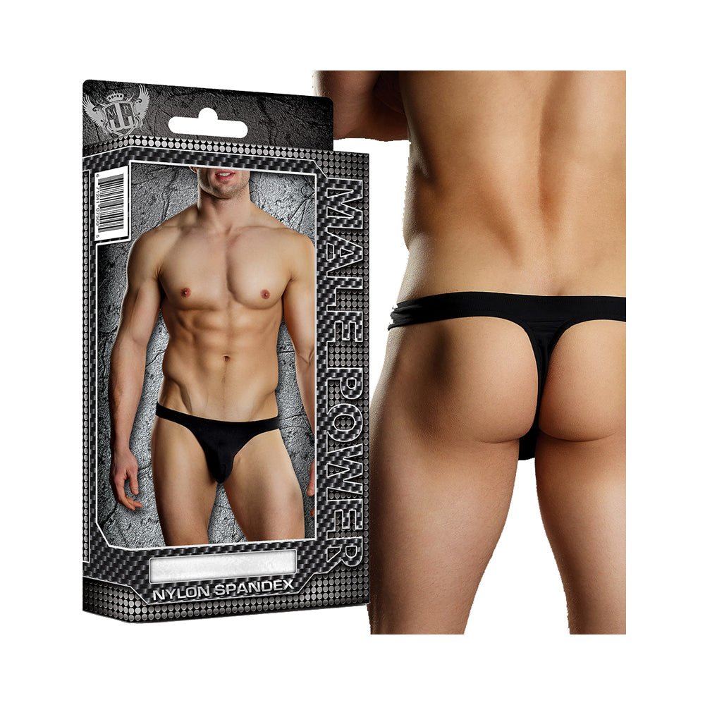Male Power Bong Thong Underwear Black L/XL-Male Power-Sexual Toys®