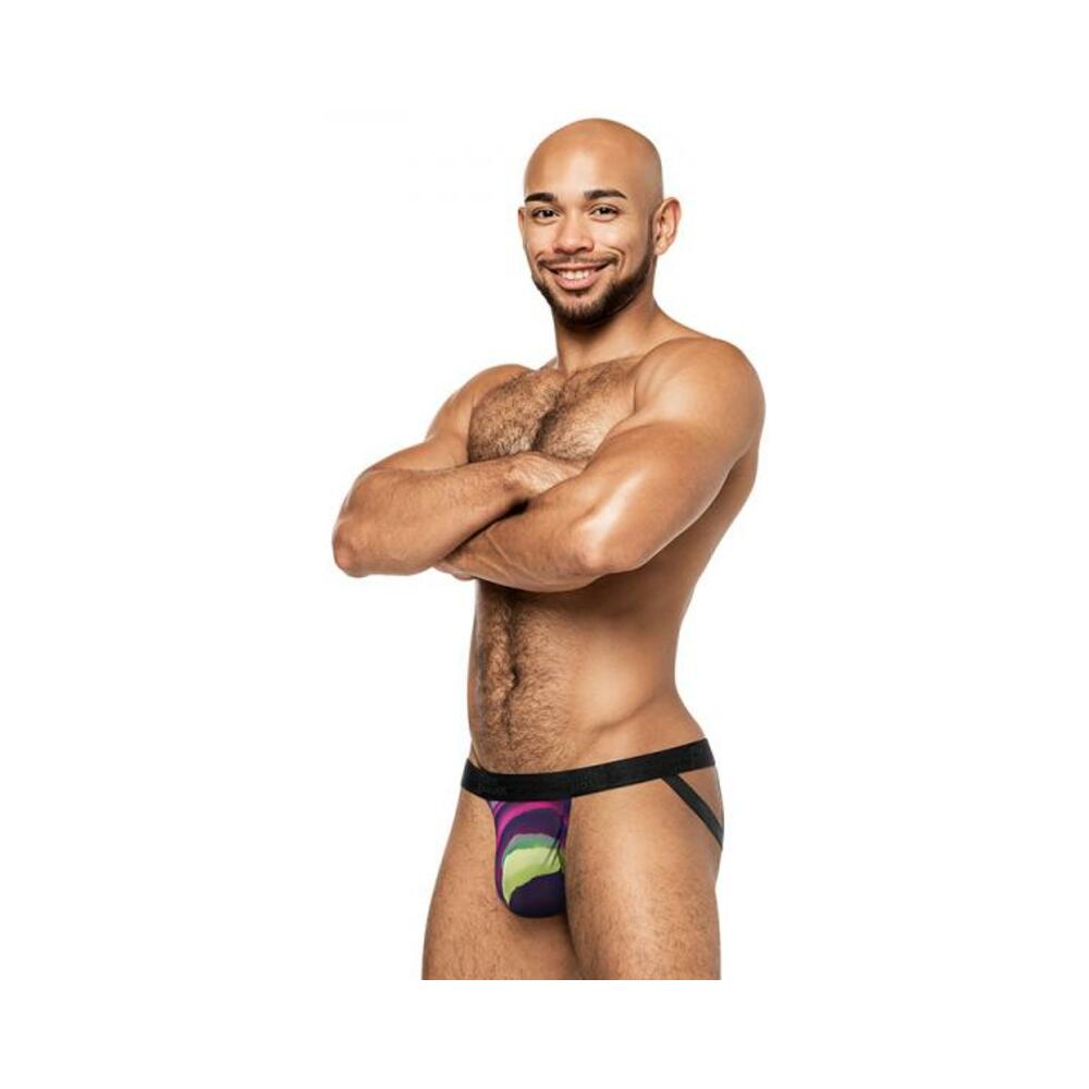 Male Power Galactic Strappy Ring Jock Print S/m-blank-Sexual Toys®