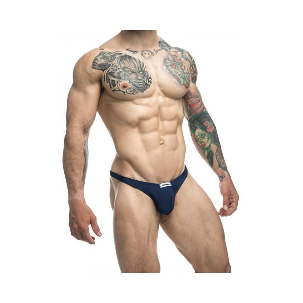 Malebasics Justin + Simon Classic Tanga Navy M-blank-Sexual Toys®