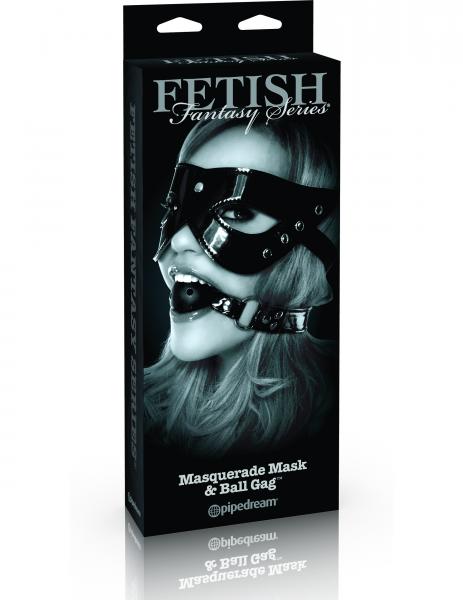 Masquerade Mask & Ball Gag Black-Fetish Fantasy Limited Edition-Sexual Toys®