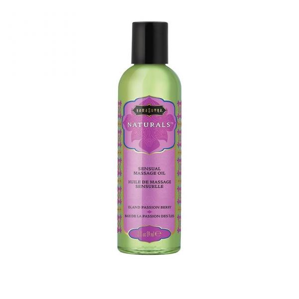 Massage Oil Natural Island Passion Berry 2fl Oz-blank-Sexual Toys®