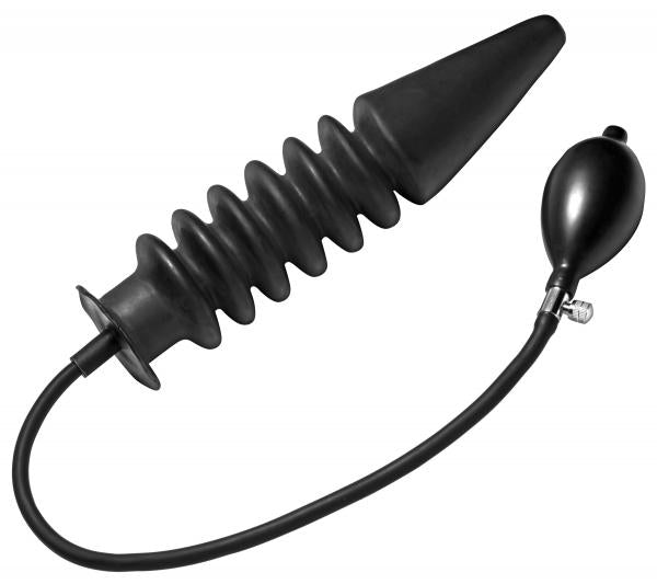Accordion Inflatable XL Anal Plug Black-Master Series-Sexual Toys®