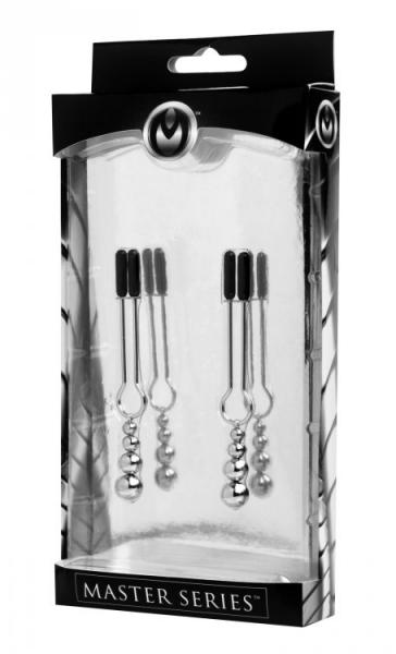 Adorn Triple Bead Nipple Clamp Set-Master Series-Sexual Toys®