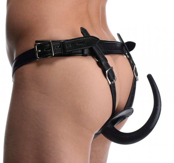 Ass Holster Anal Plug Harness Black-Master Series-Sexual Toys®
