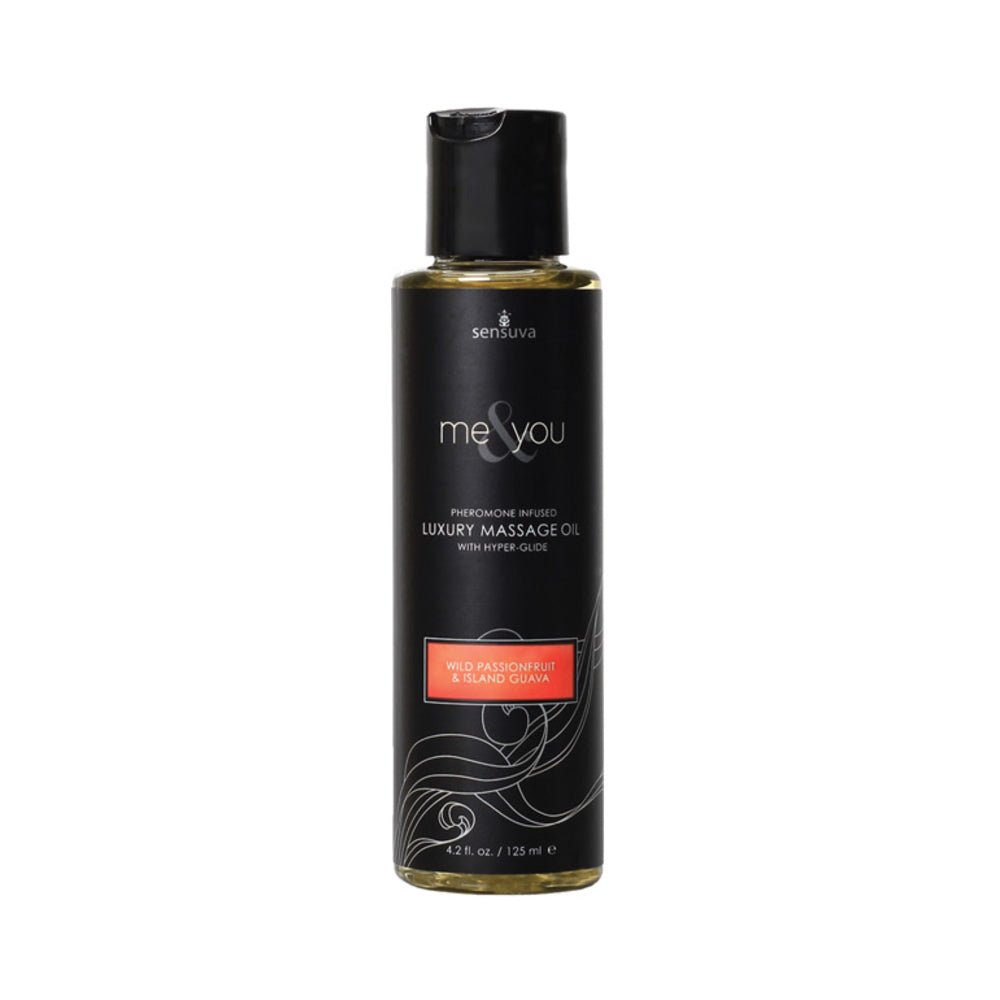 Me & You Massage Oil Passion Fruit Guava 4.2oz-Me And You-Sexual Toys®