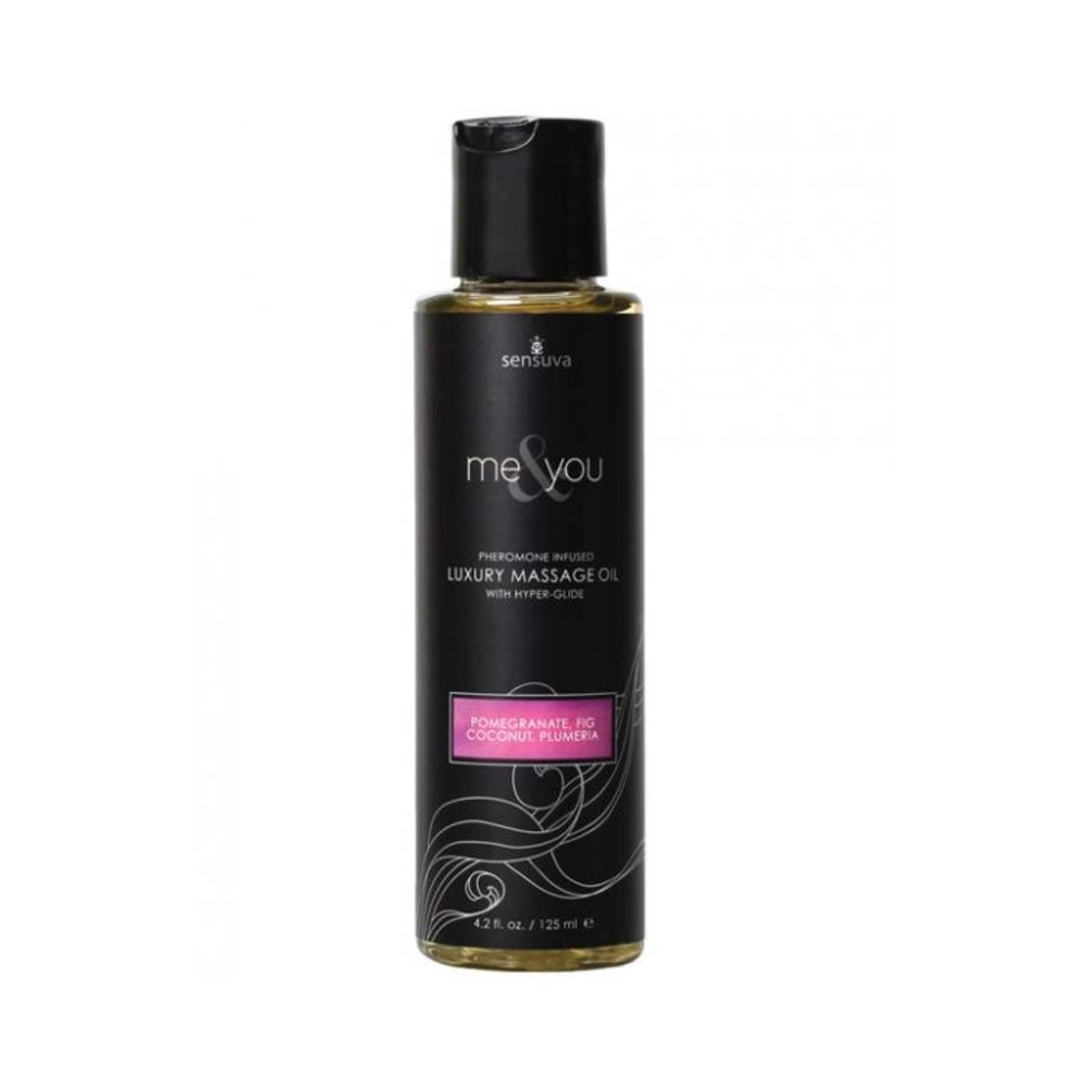 Me & You Massage Oil Pomegranate, Fig, Coconut, Plumeria 4.2oz-Me And You-Sexual Toys®