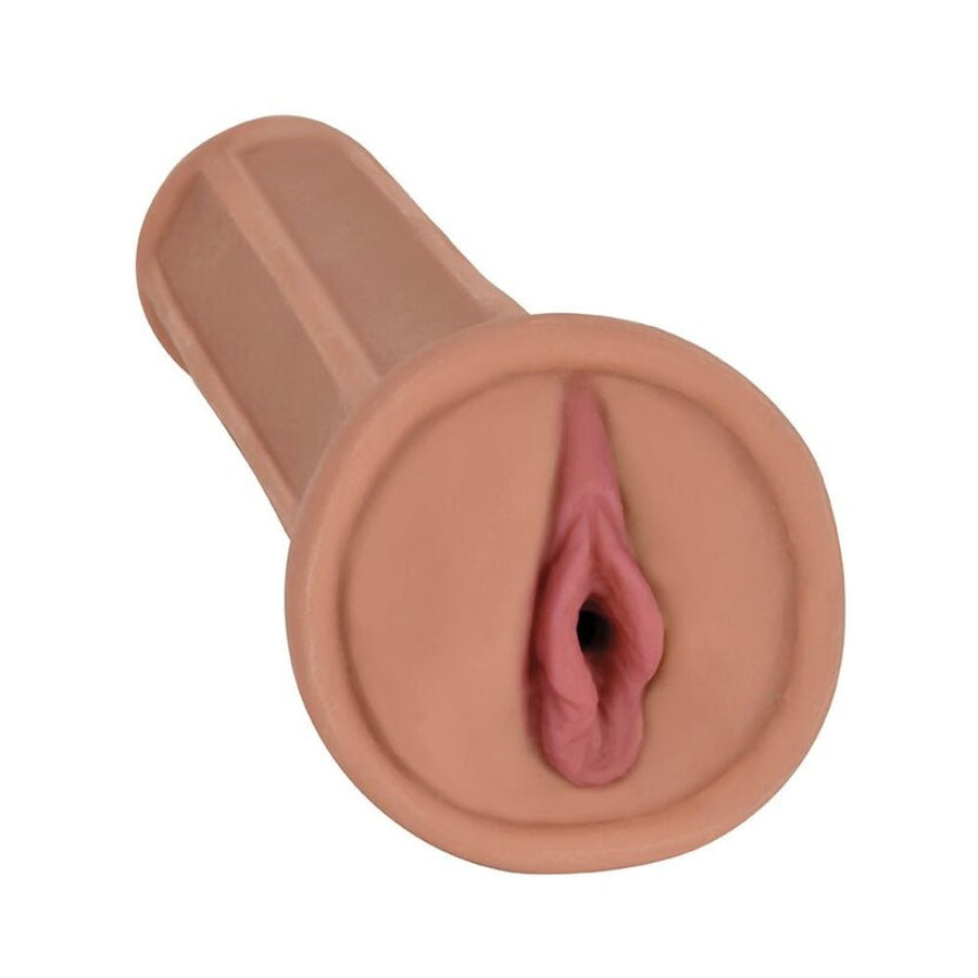 Mistress Bioskin Vibrating Stroker With Pubic Bone 1 Speed Bullet Lexi Latte-Curve Novelties-Sexual Toys®