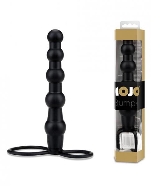 Mojo Bumpy Silicone Strap On Black-MOJO-Sexual Toys®