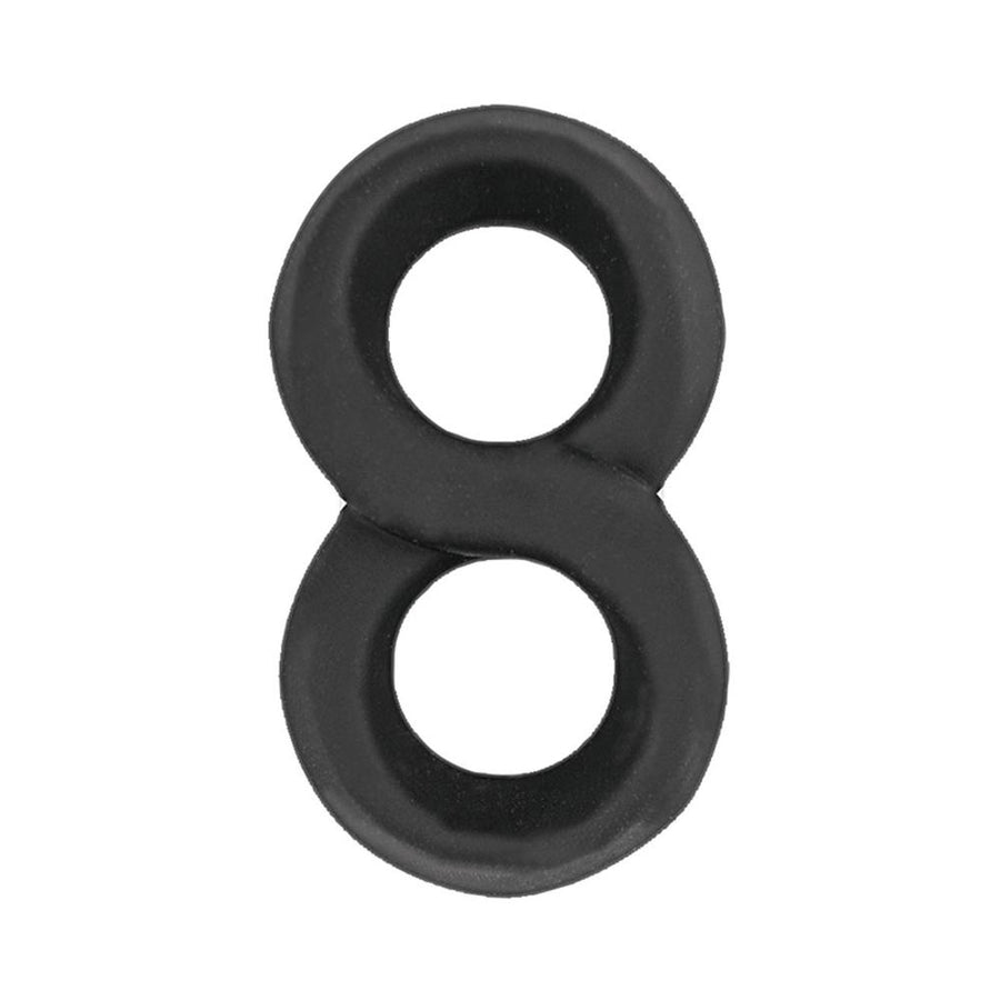 My Cockring Figure Eight Cock &amp; Scrotum Ring Black-Nasstoys-Sexual Toys®