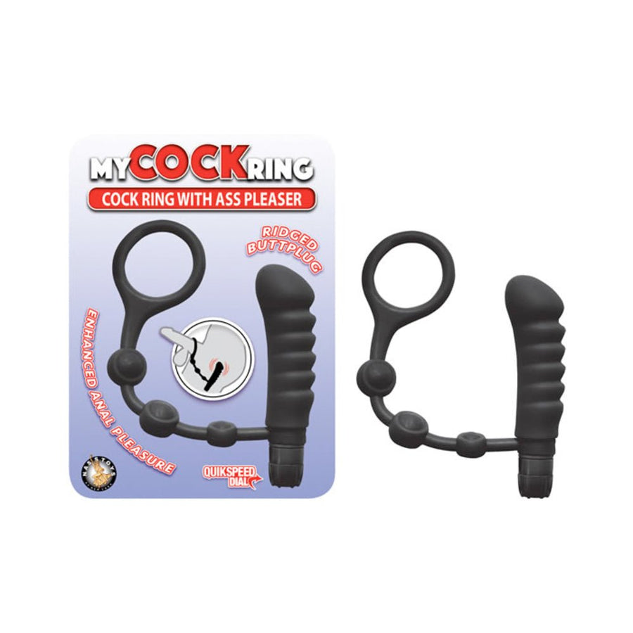 My Cockring With Ass Pleaser Black-Nasstoys-Sexual Toys®