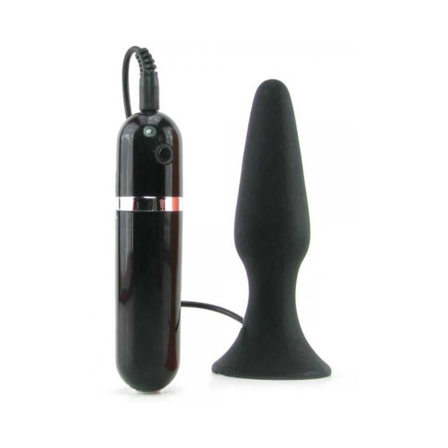 My First Silicone Surge Vibrating Butt Plug 5 Inch - Black-Nasstoys-Sexual Toys®