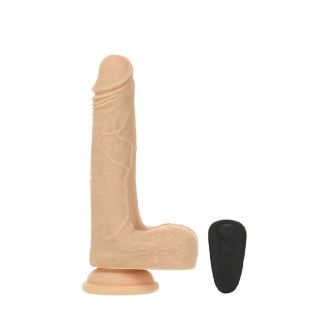 Naked Addiction 7.5 The Freak Vibrating Rotating &amp; Thrusting Dong Vanilla&quot;-blank-Sexual Toys®