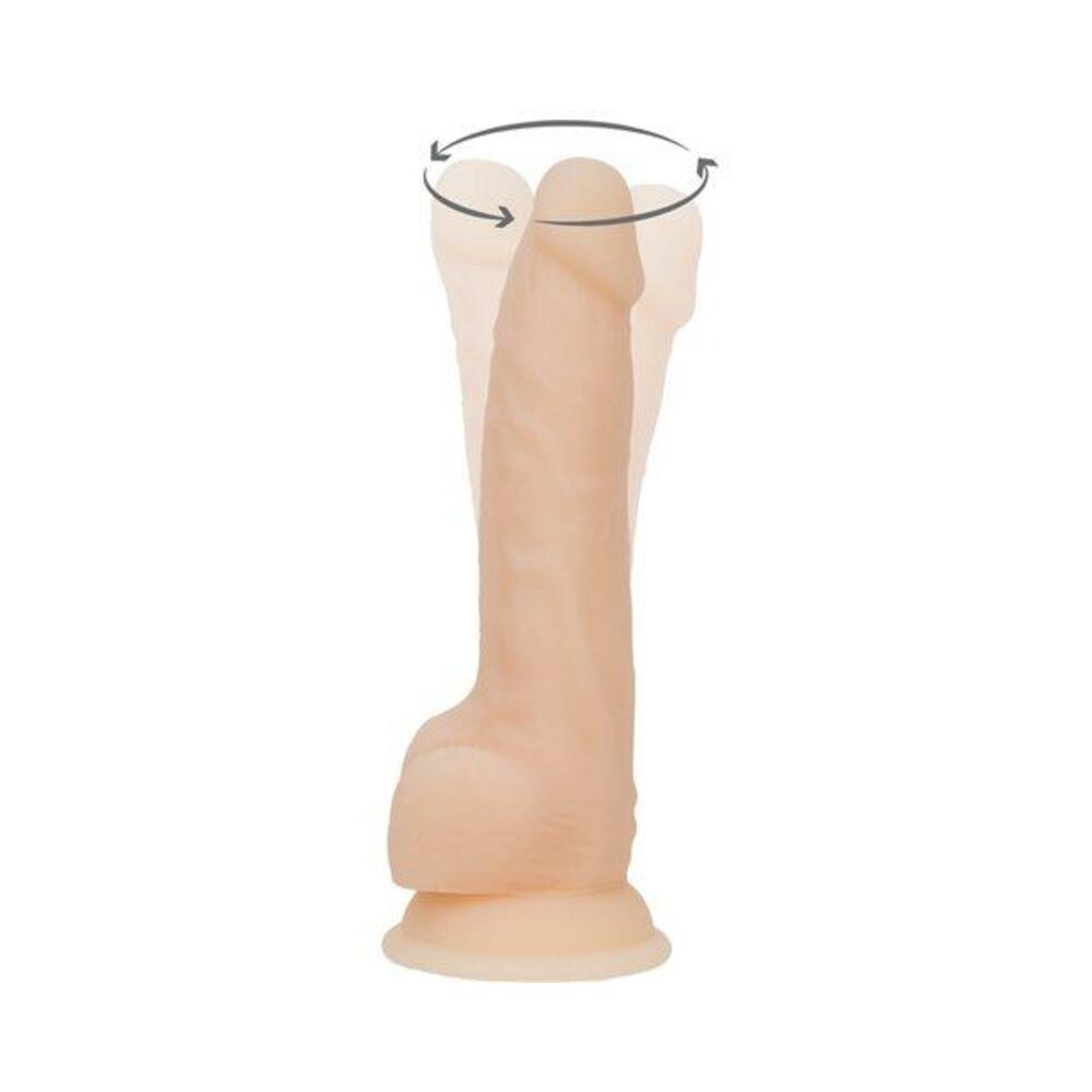 Naked Addiction Rotating & Vibrating Dong 8" Vanilla-blank-Sexual Toys®
