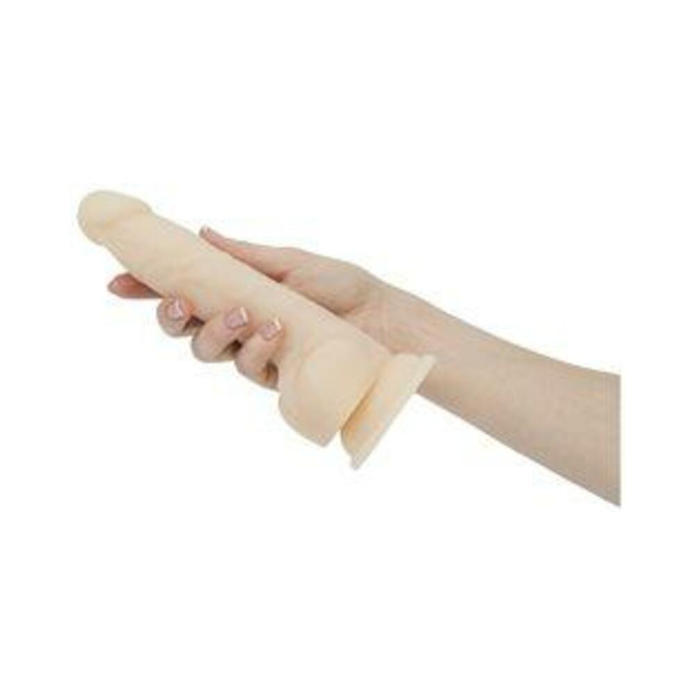 Naked Addiction Rotating & Vibrating Dong 8" Vanilla-blank-Sexual Toys®