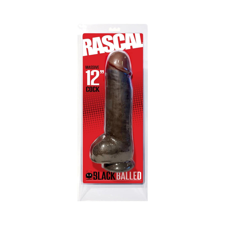 Black Balled Dildo 12 Inches-blank-Sexual Toys®