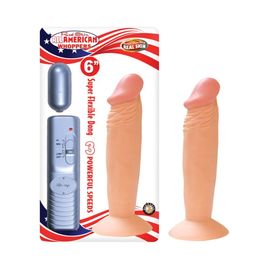 All American Whopper 6 inches Vibrating Dong Beige-Nasstoys-Sexual Toys®