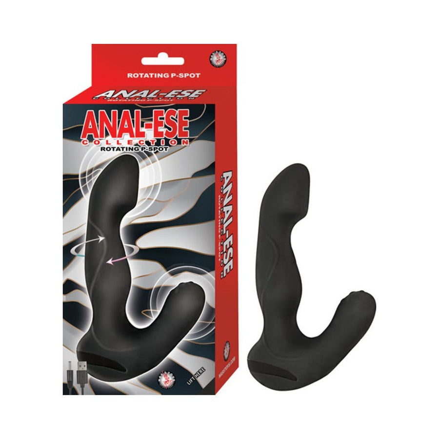 Anal-Ese Rotating P-Spot Vibe Black Prostate Massager-Nasstoys-Sexual Toys®