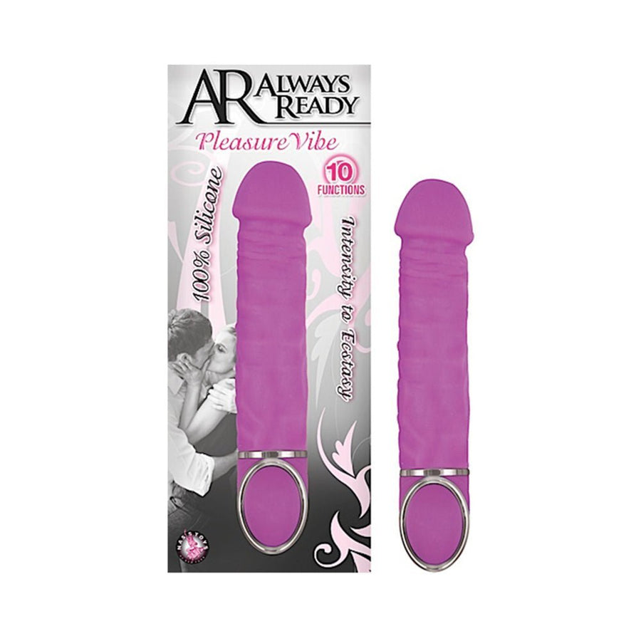 Ar Always Ready Pleasure Silicone 10 Function Vibe-purple-Nasstoys-Sexual Toys®