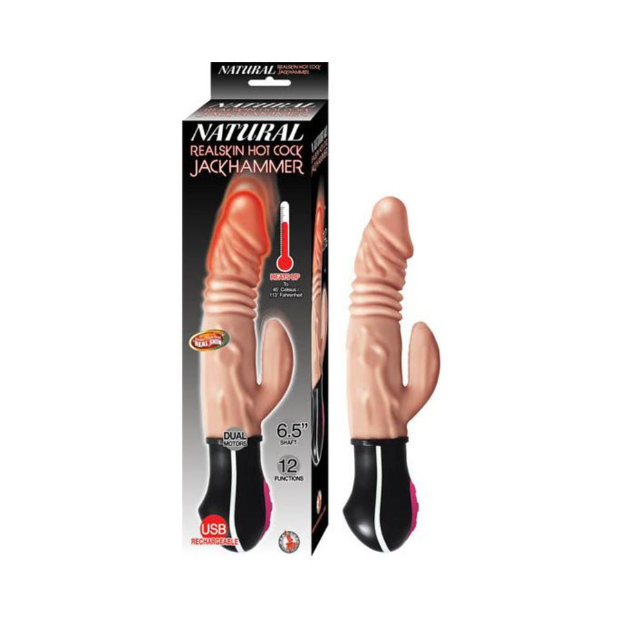 Natural Realskin Hot Cock Jackhammer Flesh-Nasstoys-Sexual Toys®