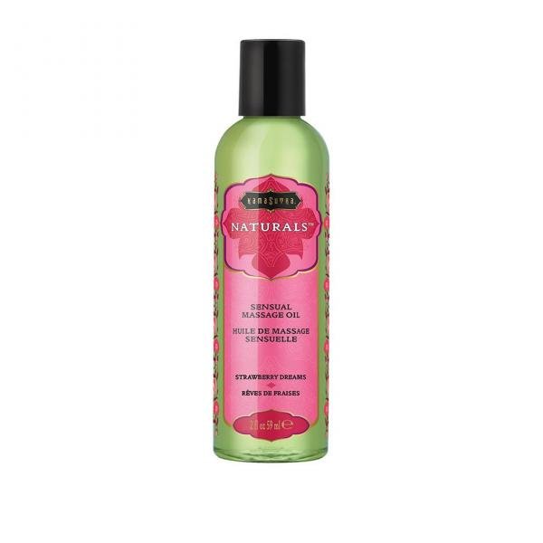 Naturals Massage Oil Strawberry 2oz-blank-Sexual Toys®